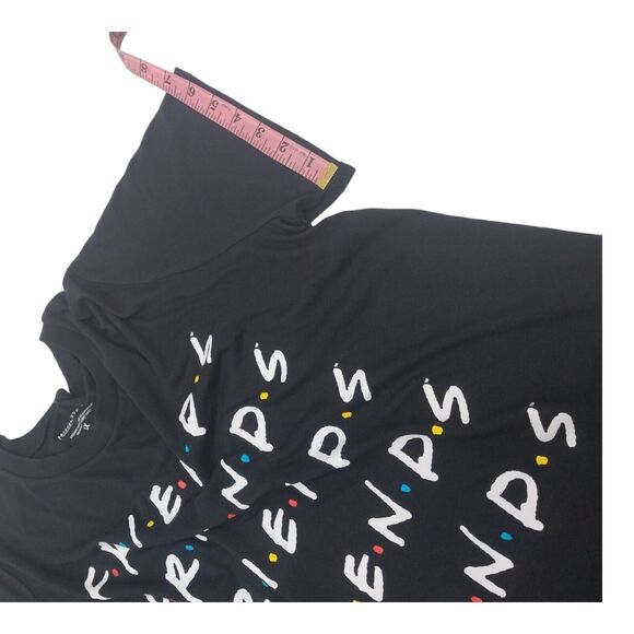 Love Tribe Trendy Unisex T Shirt Round Neck Plus Size 1X Print Friends Black New - Picture 8 of 10